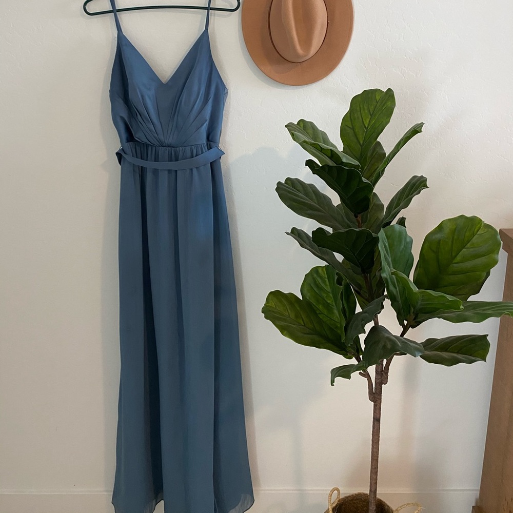 David’s Bridal white Vera wang dress